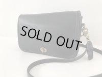 オールドコーチ OLD COACH ショルダーバッグ ブラック 黒 ショルダーポーチ ヴィンテージ USA vintage