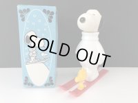 ヴィンテージ スヌーピー ウッドストック スキー バブルバスボトル 箱付き AVON エイボン vintage SNOOPY PEANUTS