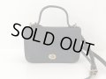 オールドコーチ OLD COACH 2WAY レザーバッグ 黒 ブラック ショルダーバッグ ハンドバッグ ヴィンテージ USA コーチ