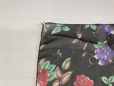 画像3: スカーフ 長方形 フラワー お花 USA vintage ヴィンテージ