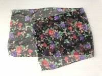 スカーフ 長方形 フラワー お花 USA vintage ヴィンテージ