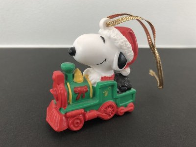 画像1: USA SNOOPY スヌーピー ウッドストック PEANUTS クリスマス サンタクロース オーナメント PVC フィギュア christmas Whitman's ビンテージ