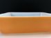 画像5: オールドパイレックス Ｌサイズ オレンジ リフリッジレーター レフリッジレーター OLD PYREX USA ヴィンテージ