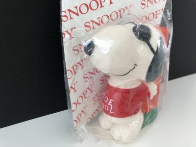 画像2: 未開封 デッドストック ヴィンテージ スヌーピー JOE COOL ジョークール スクイーズ トイ SNOOPY PEANUTS USA