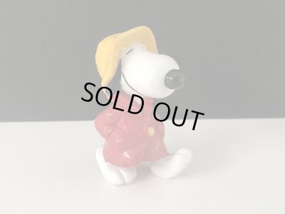 画像1: USA Determined社製 スヌーピー レインコート ビンテージ PVC フィギュア PEANUTS SNOOPY ヴィンテージ