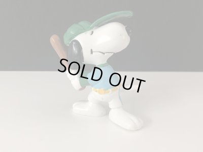 画像1: USA Determined社製 スヌーピー 野球 ビンテージ PVC フィギュア PEANUTS SNOOPY ヴィンテージ