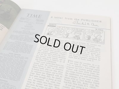 画像7: レア!! 1965年4月9日号 TIME スヌーピー PEANUTS 表紙 ヴィンテージ 雑誌