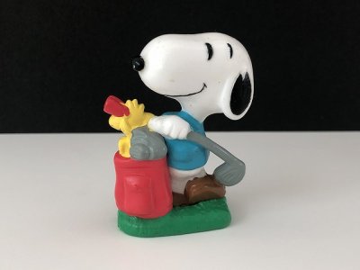 画像1: USA SNOOPY スヌーピー PVC フィギュア Whitman's オールド ビンテージ PEANUTS