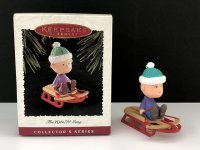 ライナス LINUS HALLMARK オーナメント 箱入り KEEPSAKE スヌーピー PEANUTS SNOOPY ヴィンテージ