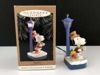 スヌーピー HALLMARK LIGHT&MOTION オーナメント 箱入り KEEPSAKE PEANUTS SNOOPY ヴィンテージ