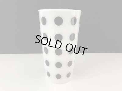 画像4: ヘーゼルアトラス ドット タンブラー HazelAtlas ミルクガラス USA ヴィンテージ