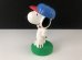 画像2: HASBRO製 スヌーピー ベースボール 野球 フィギュア スタンプ USA ヴィンテージ オールド SNOOPY PEANUTS (2)