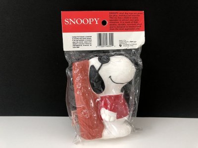 画像3: 未開封 デッドストック ヴィンテージ スヌーピー JOE COOL ジョークール スクイーズ トイ SNOOPY PEANUTS USA