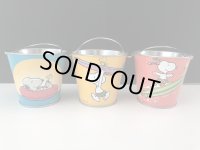 スヌーピー ミニ Tin バケツ 3個セット USA オールド