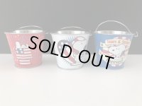 スヌーピー ミニ Tin バケツ 3個セット USA オールド