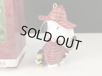 スヌーピー ウッドストック 2000年 HALLMARK オーナメント 箱入り シャーロックホームズ PEANUTS フィギュア SNOOPY ビンテージ