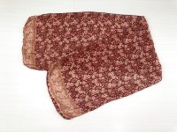 スカーフ 長方形 フラワー USA vintage ヴィンテージ