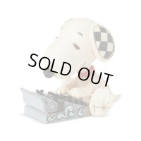 [新品雑貨] JIM SHORE ジムショア スヌーピー タイピング 置物 フィギュア USA
