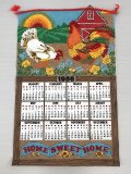1986年 フェルト ヴィンテージ カレンダー vintage USA ヨーロッパ オールド ビンテージ