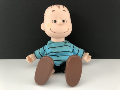 画像1: ライナス LINUS 90s ヴィンテージ ドール フィギュア スヌーピー SNOOPY PEANUTS USA