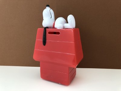 画像2: スヌーピー CHEX シリアル PEANUTS 40周年 ドッグハウス 貯金箱 BANK PEANUTS ビンテージ USA