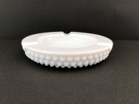 USA ヴィンテージ Westmoreland ウエストモーランド ホブネイル ミルクガラス アッシュトレイ 灰皿 vintage 