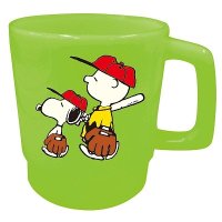 [新品雑貨]　チャーリーブラウン スヌーピー プラマグ スタッキング SNOOPY 電子レンジ可 日本製
