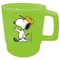 [新品雑貨]　スヌーピー ゴルフ プラマグ スタッキング SNOOPY 電子レンジ可 日本製