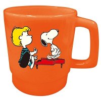 [新品雑貨]　シュローダー スヌーピー プラマグ スタッキング SNOOPY 電子レンジ可 日本製