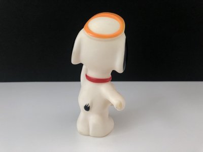 画像4: ヴィンテージ スヌーピー テニス スクイーズトイ ドール フィギュア TOY SNOOPY PEANUTS USA