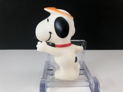 画像2: ヴィンテージ スヌーピー テニス スクイーズトイ ドール フィギュア TOY SNOOPY PEANUTS USA