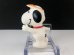 画像2: ヴィンテージ スヌーピー テニス スクイーズトイ ドール フィギュア TOY SNOOPY PEANUTS USA (2)