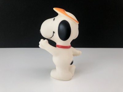 画像3: ヴィンテージ スヌーピー テニス スクイーズトイ ドール フィギュア TOY SNOOPY PEANUTS USA