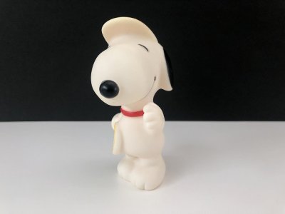 画像2: ヴィンテージ スヌーピー テニス スクイーズトイ ドール フィギュア TOY SNOOPY PEANUTS USA