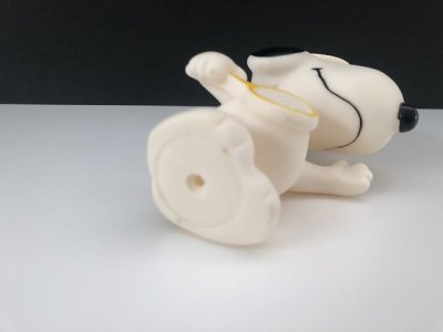 画像5: ヴィンテージ スヌーピー テニス スクイーズトイ ドール フィギュア TOY SNOOPY PEANUTS USA