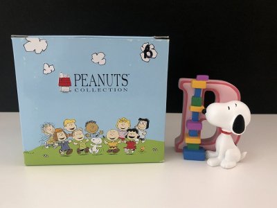 画像2: WESTLAND 箱付き スヌーピー アルファベット 置物 壁掛け飾り フィギュア USA ヴィンテージ PEANUTS 