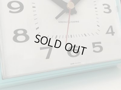 画像7:  箱付き!! デッドストック 1960's ゼネラルエレクトリック ミントグリーン 壁掛け時計 ビンテージ アンティーク ウォールクロック vintage GENERAL ELECTRIC ミッドセンチュリー