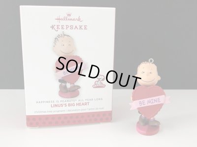画像1: ライナス HALLMARK オーナメント 箱入り スヌーピー PEANUTS フィギュア SNOOPY オールド ビンテージ