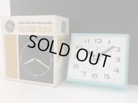  箱付き!! デッドストック 1960's ゼネラルエレクトリック ミントグリーン 壁掛け時計 ビンテージ アンティーク ウォールクロック vintage GENERAL ELECTRIC ミッドセンチュリー