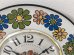 画像5: レトロフラワー お花 ウォールクロック 1960's 1970's SPARTUS製 ヴィンテージ 壁掛け時計 USA アンティーク