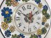 画像3: レトロフラワー お花 ウォールクロック 1960's 1970's SPARTUS製 ヴィンテージ 壁掛け時計 USA アンティーク