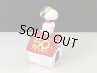 スヌーピー 50周年 レッドバロン フライングエース 置物 オールド ヴィンテージ vintage SNOOPY PEANUTS USA