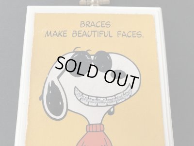 画像3: ヴィンテージ スヌーピー JOE COOL ジョークール 1980's HALLMARK WALL PLAQUE 壁掛け 飾り SNOOPY PEANUTS MADE IN USA