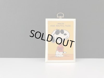 画像4: ヴィンテージ スヌーピー JOE COOL ジョークール 1980's HALLMARK WALL PLAQUE 壁掛け 飾り SNOOPY PEANUTS MADE IN USA