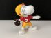 画像1: USA Determined社製 スヌーピー アメフト ビンテージ PVC フィギュア PEANUTS SNOOPY ヴィンテージ (1)