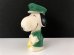 画像2: ヴィンテージ スヌーピー 郵便屋さん スクイーズトイ ドール フィギュア TOY SNOOPY PEANUTS USA (2)