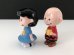 画像2: チャーリーブラウン ルーシー PVC フィギュア ヴィンテージ USA PEANUTS スヌーピー (2)