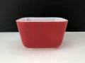 オールドパイレックス Sサイズ 赤 レッド リフリッジレーター レフリッジレーター OLD PYREX USA ヴィンテージ