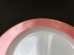 画像3: オールドパイレックス ピンクバンド フラミンゴピンク サラダプレート OLD PYREX USA ヴィンテージ