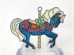 画像1: ステンドグラス風 ウォールデコ メリーゴーランド 馬 サンキャッチャー 壁掛け飾り USA オールド ヴィンテージ vintage (1)